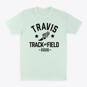 Travis Elementary School Track and Field Classic Dad T-Shirt