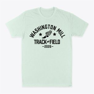 Washington Mill Elementary School Track and Field Classic Dad T-Shirt