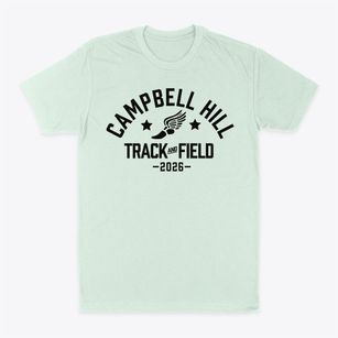 Campbell Hill Elementary School Track and Field Classic Dad T-Shirt