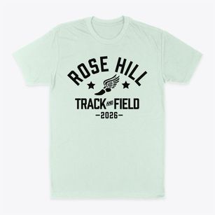 Rose Hill Elementary School Track and Field Classic Dad T-Shirt