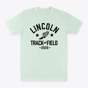 Lincoln Elementary School Track and Field Classic Dad T-Shirt