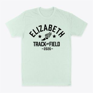 Elizabeth Waters Elementary School Track and Field Classic Dad T-Shirt