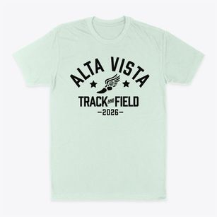 Alta Vista Elementary School Track and Field Classic Dad T-Shirt