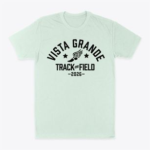Vista Grande Elementary School Track and Field Classic Dad T-Shirt