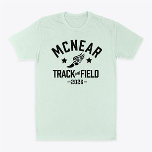 Mcnear Elementary School Track and Field Classic Dad T-Shirt