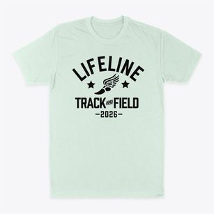 Lifeline Charter High School Track and Field Classic Dad T-Shirt