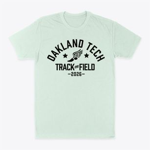 Oakland Technical High School Track and Field Classic Dad T-Shirt