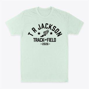 T R Jackson Pre K Center Track and Field Classic Dad T-Shirt