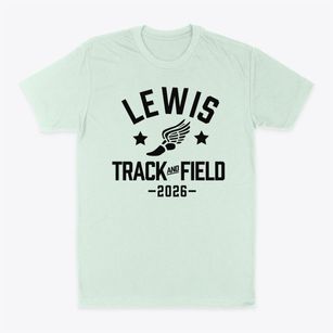 Lewis Elementary School Track and Field Classic Dad T-Shirt