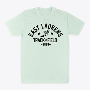 East Laurens Middle School Track and Field Classic Dad T-Shirt