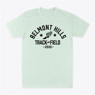 Belmont Hills Elementary School Track and Field Classic Dad T-Shirt