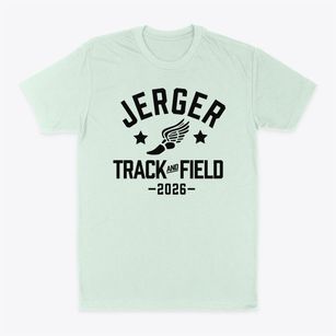 Jerger Elementary School Track and Field Classic Dad T-Shirt