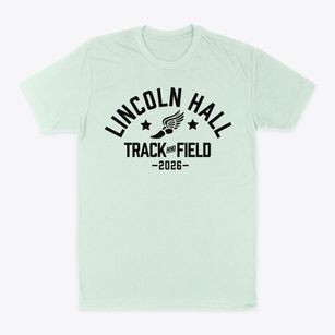 Lincoln Hall Middle School Track and Field Classic Dad T-Shirt