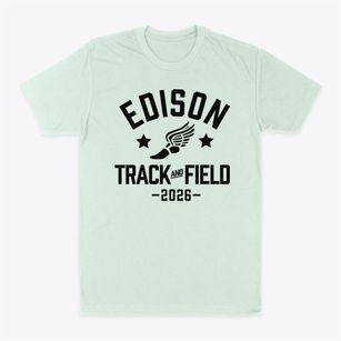 Edison Middle School Track and Field Classic Dad T-Shirt