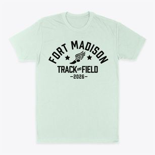 Fort Madison High School Track and Field Classic Dad T-Shirt