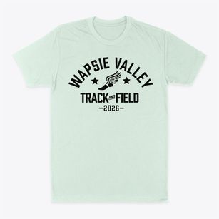 Wapsie Valley High School Track and Field Classic Dad T-Shirt
