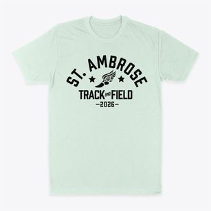 Saint Ambrose Catholic School Track and Field Classic Dad T-Shirt