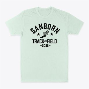 Sanborn Elementary School Track and Field Classic Dad T-Shirt