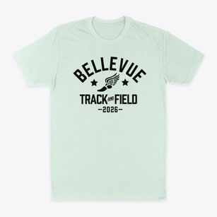 Bellevue Elementary School Track and Field Classic Dad T-Shirt
