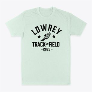 Lowrey Elementary School Track and Field Classic Dad T-Shirt