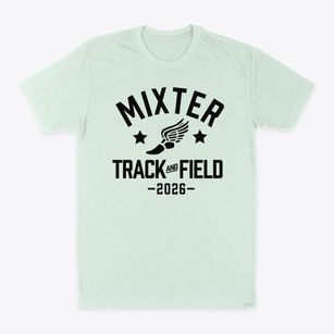 Mixter School Track and Field Classic Dad T-Shirt