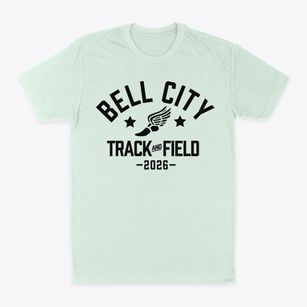 Bell City High School Track and Field Classic Dad T-Shirt