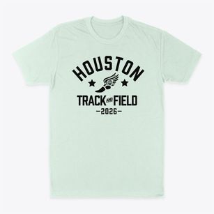 Houston High School Track and Field Classic Dad T-Shirt