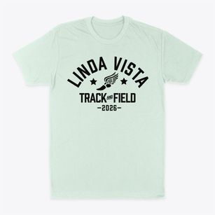 Linda Vista Elementary School Track and Field Classic Dad T-Shirt