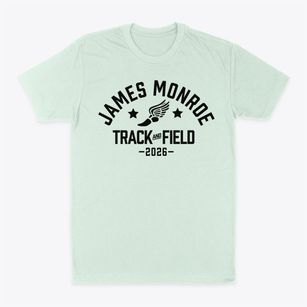 James Monroe Elementary School Track and Field Classic Dad T-Shirt