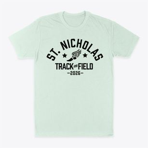 Saint Nicholas School Track and Field Classic Dad T-Shirt