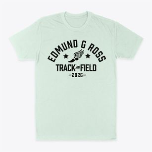 Edmund G Ross Elementary School Track and Field Classic Dad T-Shirt