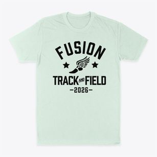 Fusion Academy Track and Field Classic Dad T-Shirt