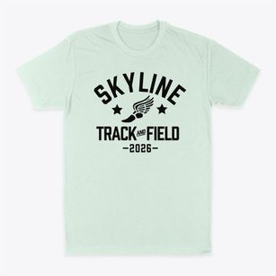 Skyline High School Track and Field Classic Dad T-Shirt
