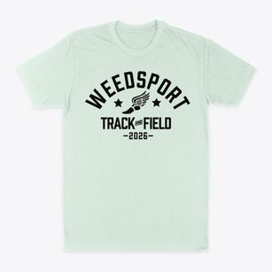 Weedsport High School Track and Field Classic Dad T-Shirt