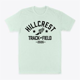 Hillcrest Elementary School Track and Field Classic Dad T-Shirt