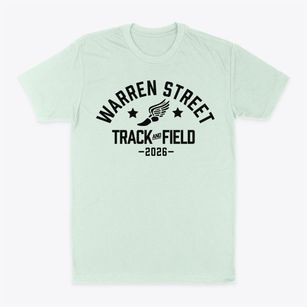 Warren Street Elementary School Track and Field Classic Dad T-Shirt