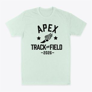 Apex High School Track and Field Classic Dad T-Shirt