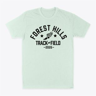 Forest Hills Middle School Track and Field Classic Dad T-Shirt