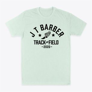 J T Barber Elementary School Track and Field Classic Dad T-Shirt