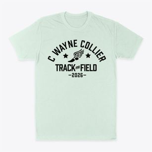 C Wayne Collier Elementary School Track and Field Classic Dad T-Shirt