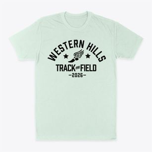 Western Hills High School Track and Field Classic Dad T-Shirt