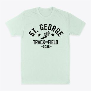 Saint George Elementary School Track and Field Classic Dad T-Shirt