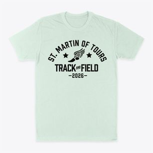St. Martin Of Tours School Track and Field Classic Dad T-Shirt