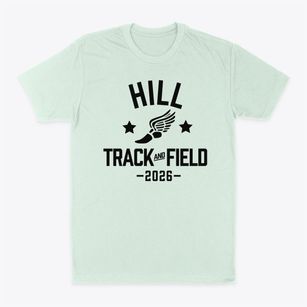 Hill Middle School Track and Field Classic Dad T-Shirt