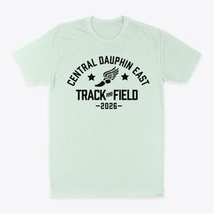 Central Dauphin East High School Track and Field Classic Dad T-Shirt