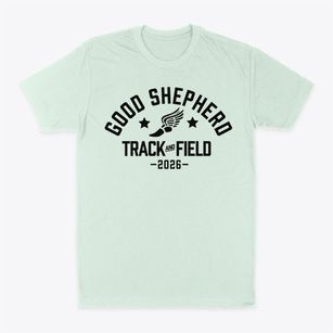 Good Shepherd School Track and Field Classic Dad T-Shirt