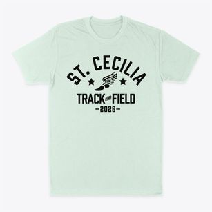 Saint Cecilia School Track and Field Classic Dad T-Shirt