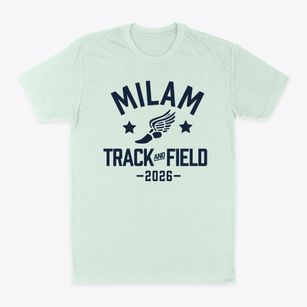 Milam Elementary School Track and Field Classic Dad T-Shirt