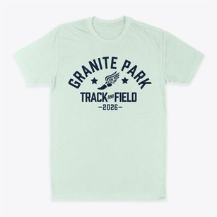 Granite Park Middle School Track and Field Classic Dad T-Shirt