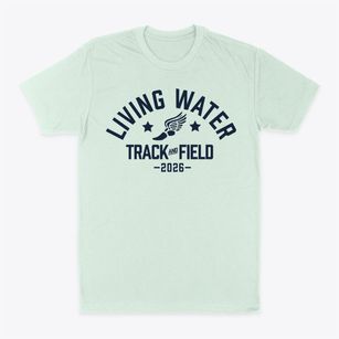 Living Water Track and Field Classic Dad T-Shirt